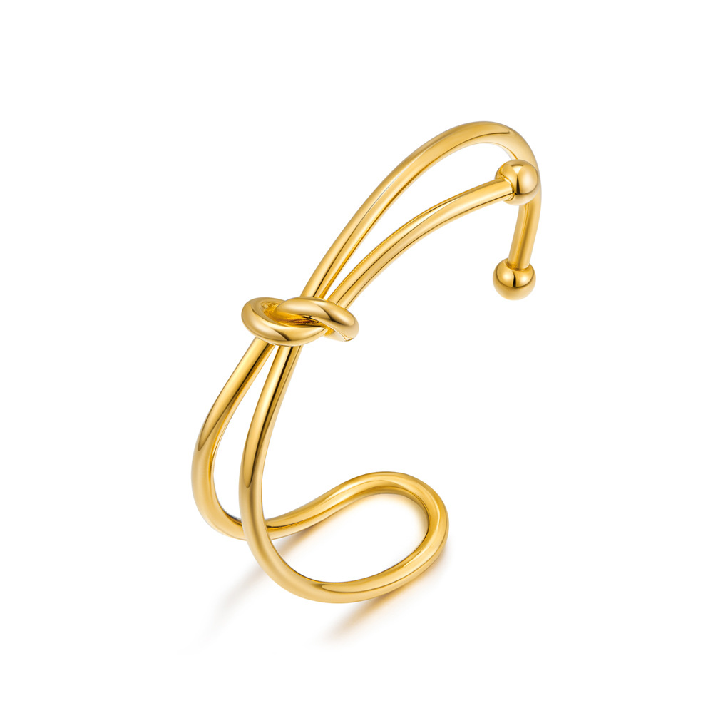 wisted Rope Infinite Knot Slider Bracelet for Women
