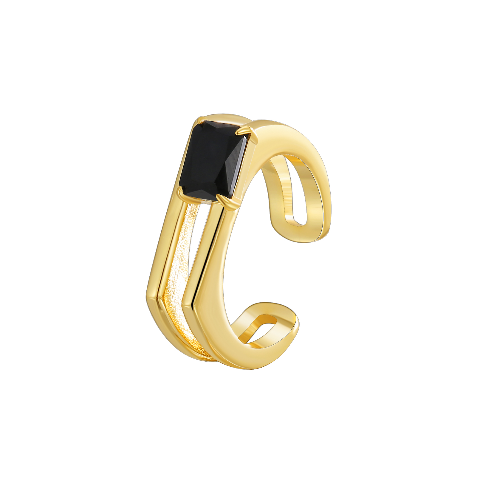 Minimalist Sterling Silver Ring with Cubic Zirconia