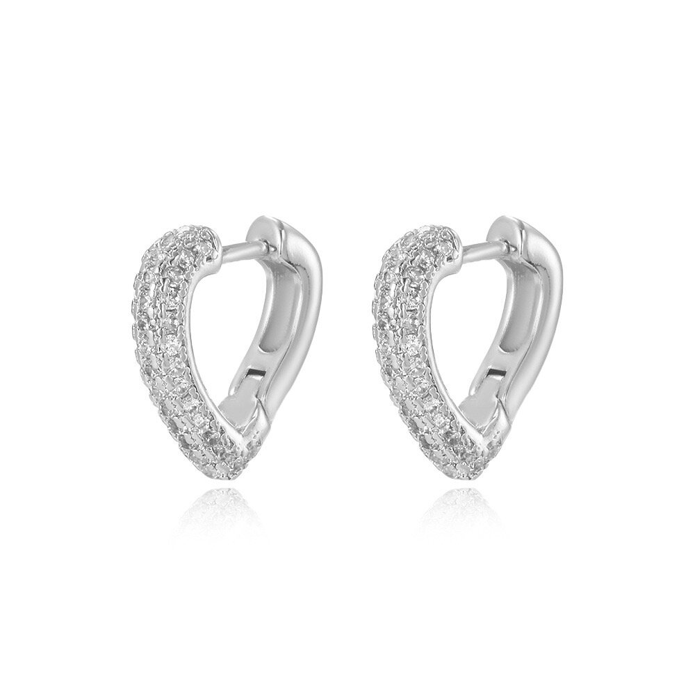 Tarnish Free Fashion 18K Gold Plated Brass Huggies Hoop Earrings 