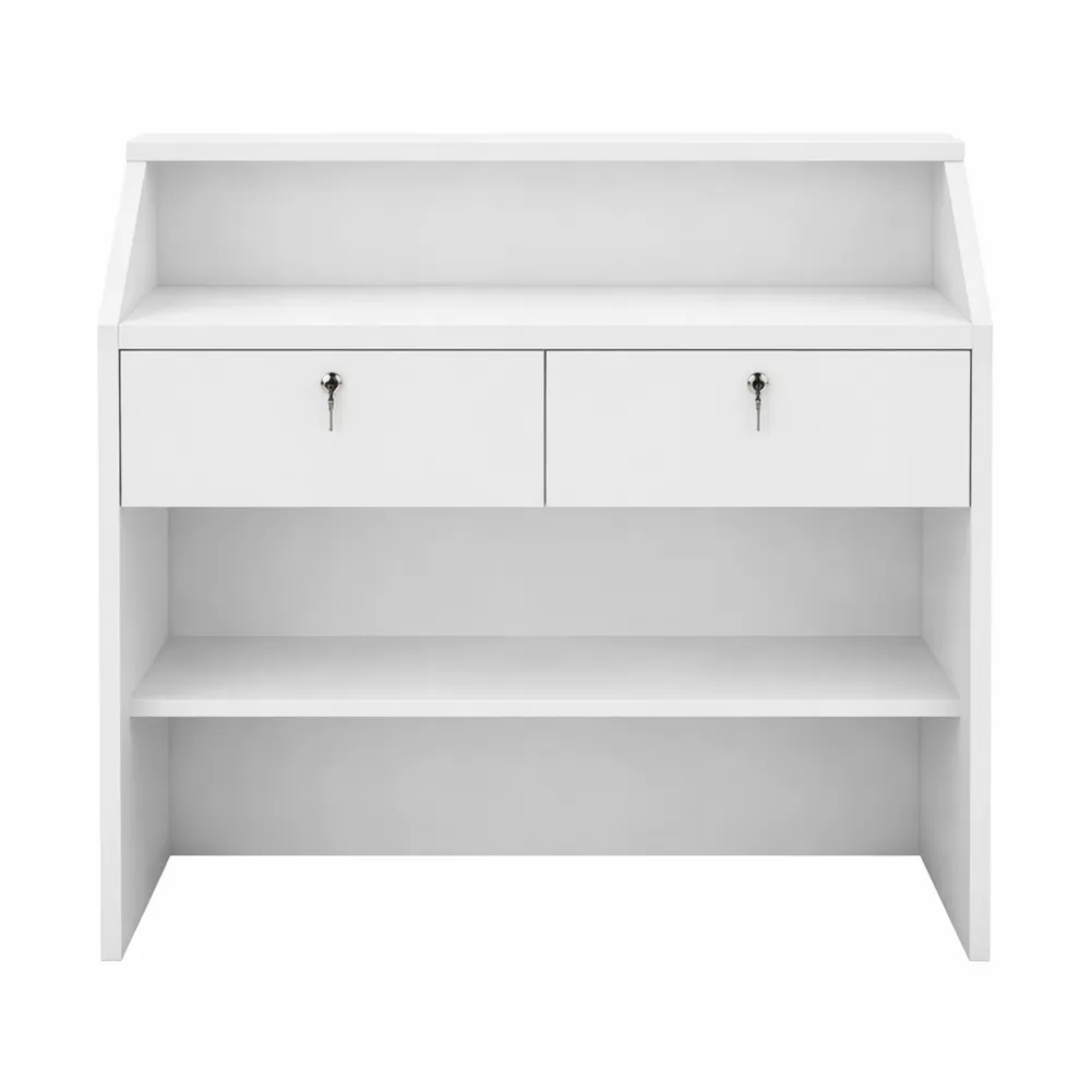 Banco reception moderno per ufficio e negozio, dimensioni 60 * 38 * 92cm-Xeljoy