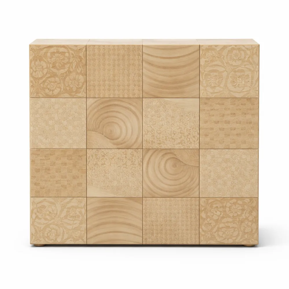 Mobile Contenitore Soggiorno con 2 Ante in Design Moderno-Xeljoy