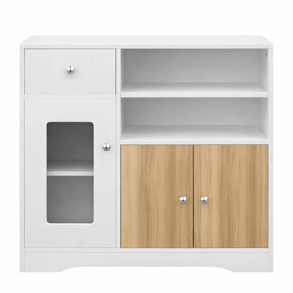 Mobile da Cucina con Ripiani Regolabili e Cassetto-Xeljoy