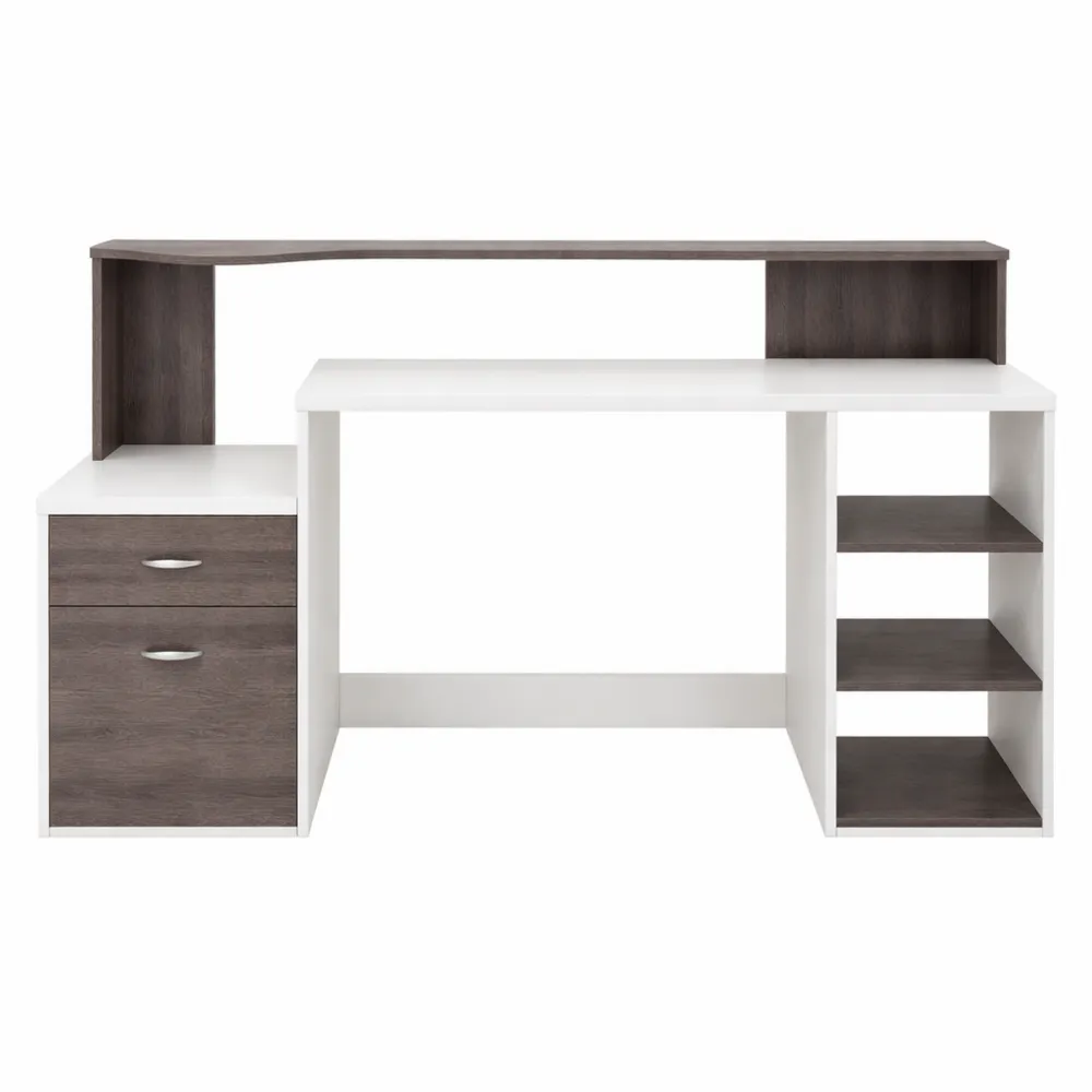 Scrivania con Cassetto e Mobiletto per Ufficio e Casa-Xeljoy