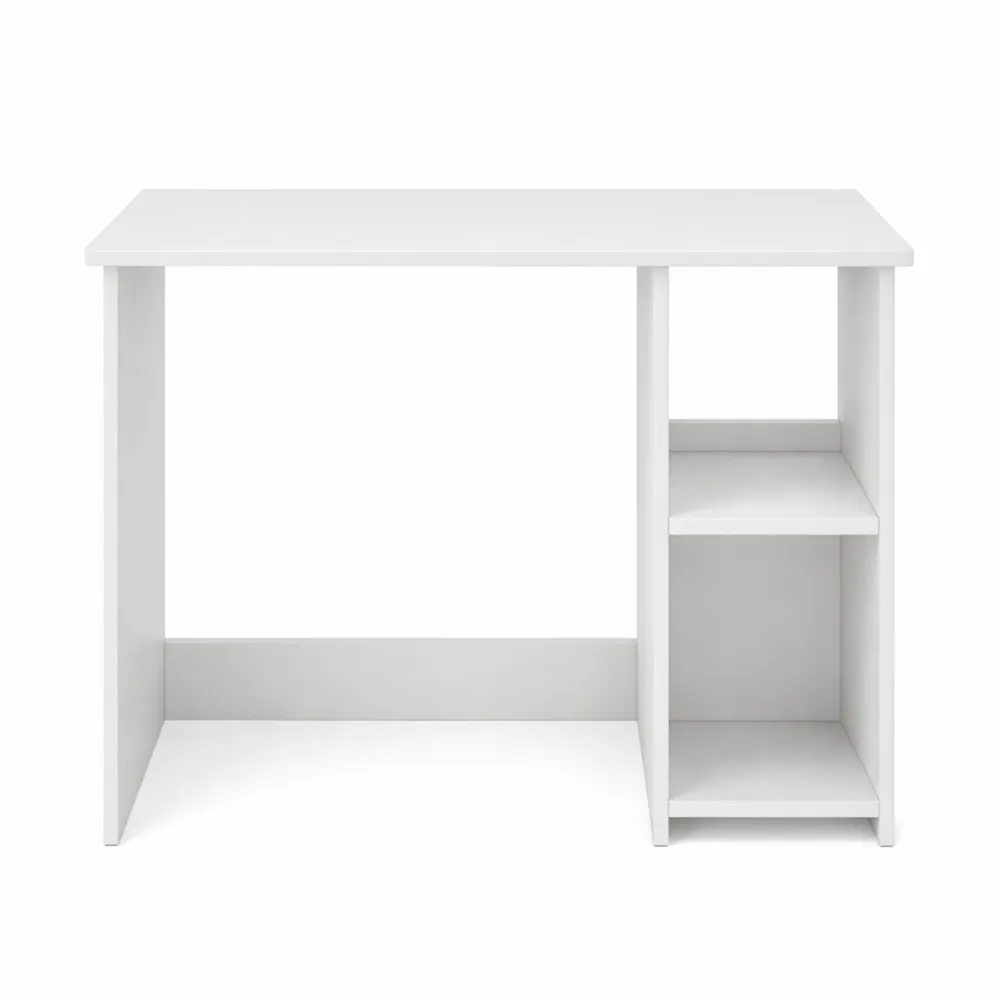 Scrivania per Computer in Legno con Ripiani Aggiuntivi, Moderna e Salvaspazio-Xeljoy