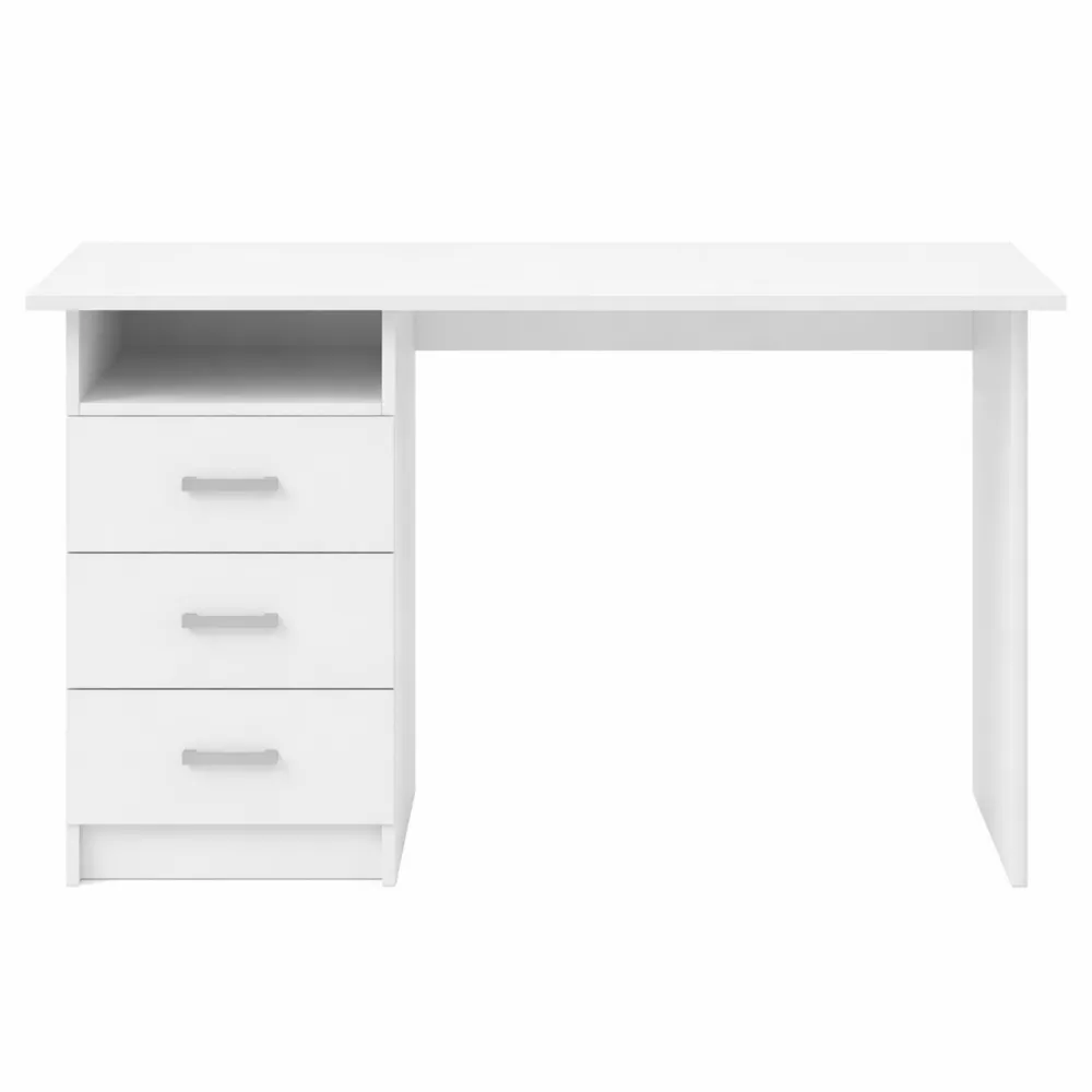 Scrivania Moderna Salvaspazio con Cassetti e Ripiano Aperto per Casa e Ufficio-Xeljoy