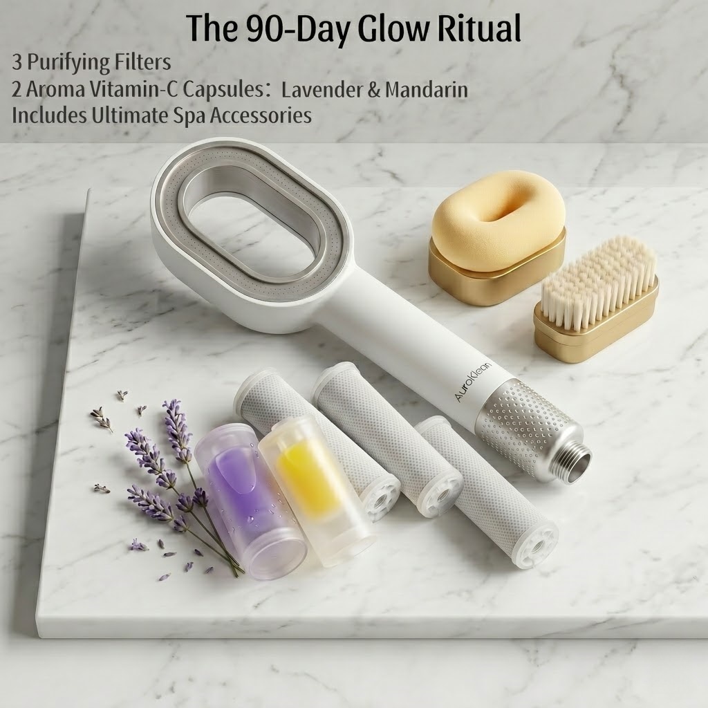 The AuraKlean Purifying Shower System