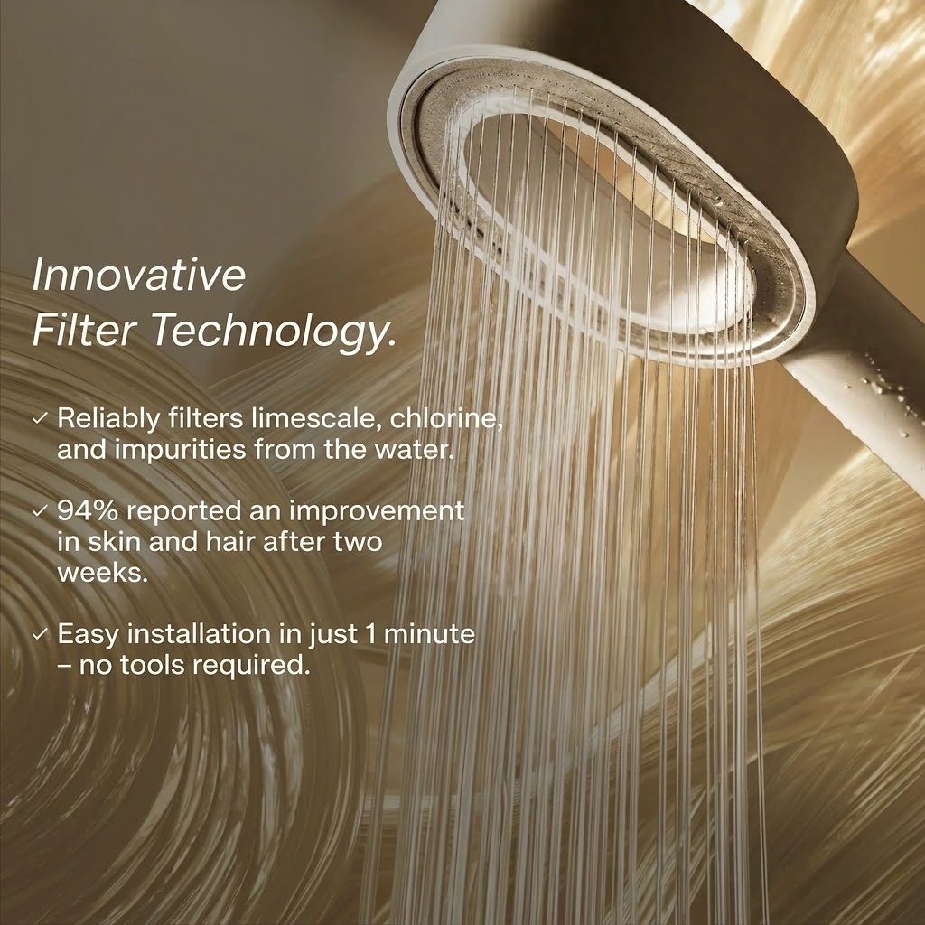 The AuraKlean Purifying Shower System