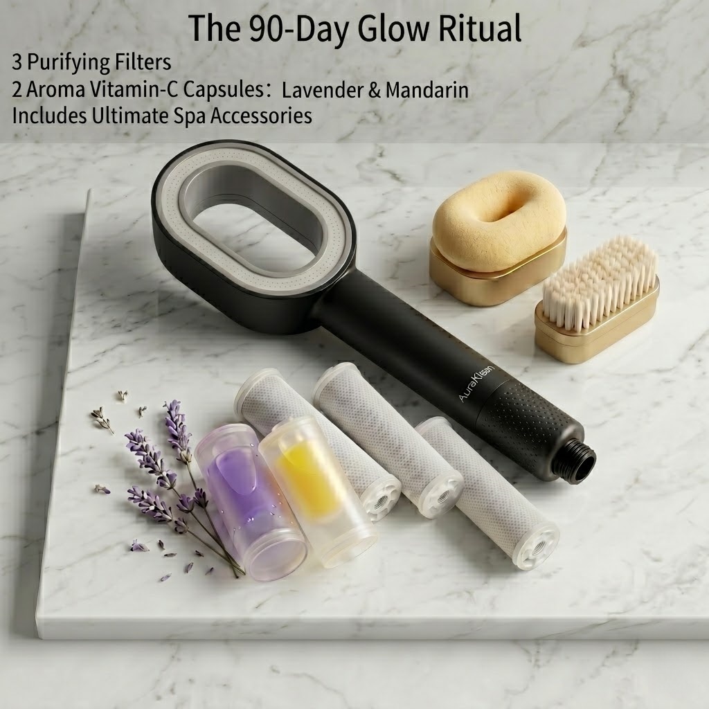 The AuraKlean Purifying Shower System