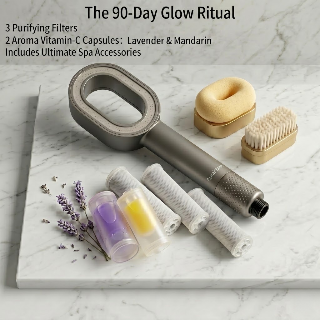 The AuraKlean Purifying Shower System