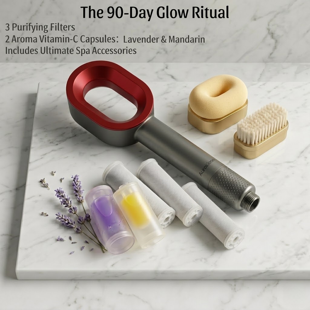 The AuraKlean Purifying Shower System