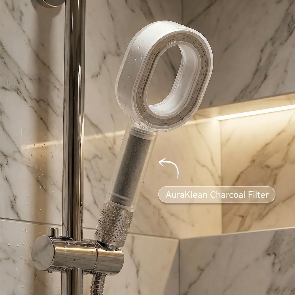 The AuraKlean Purifying Shower System