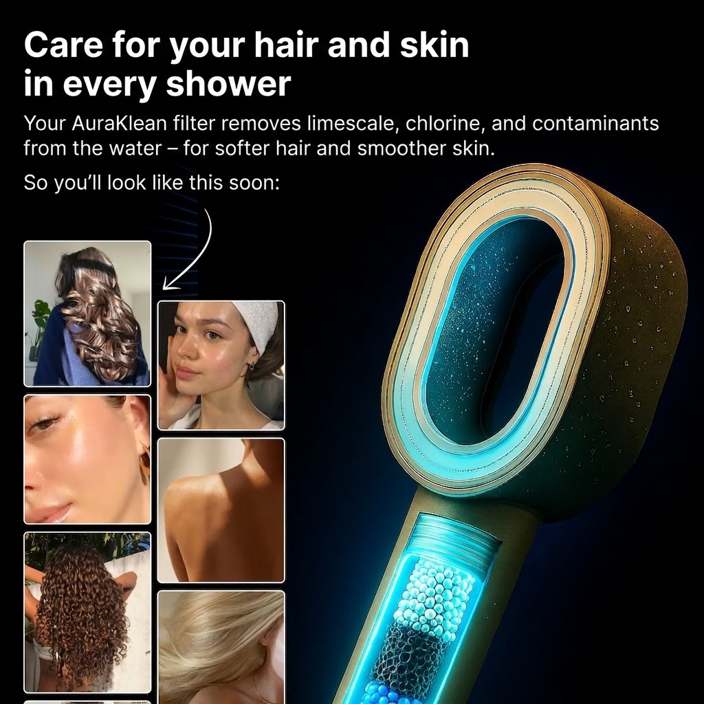The AuraKlean Purifying Shower System