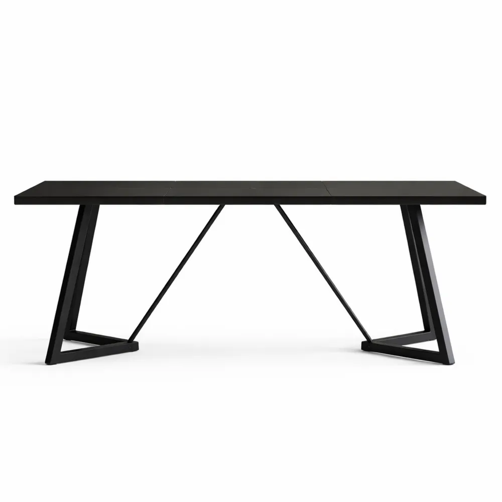 Scrivania moderna in metallo rettangolare da ufficio