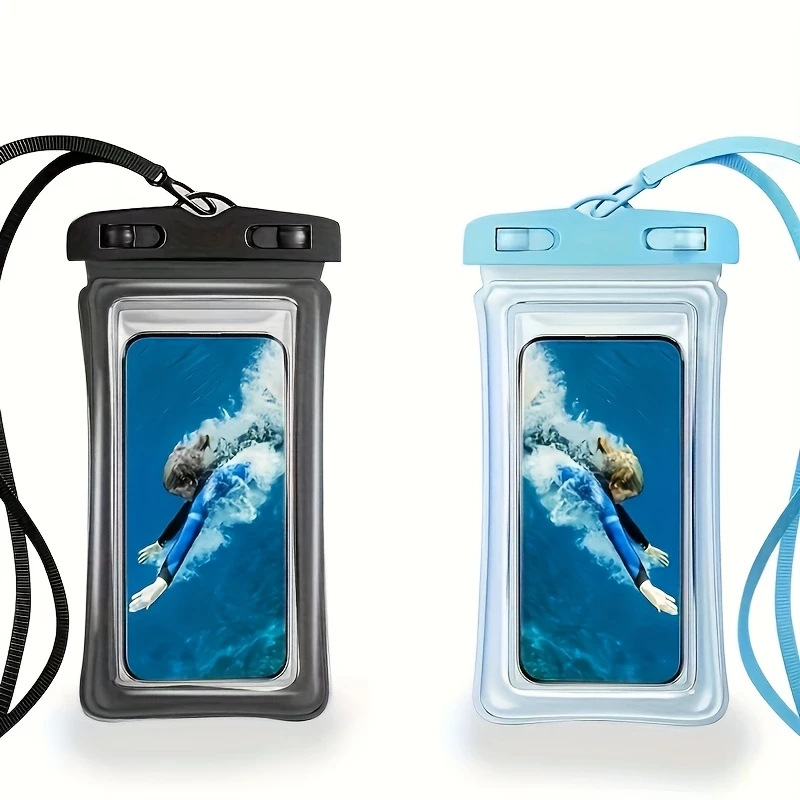 Touchscreen waterproof bag for phones with 8-level waterproofing