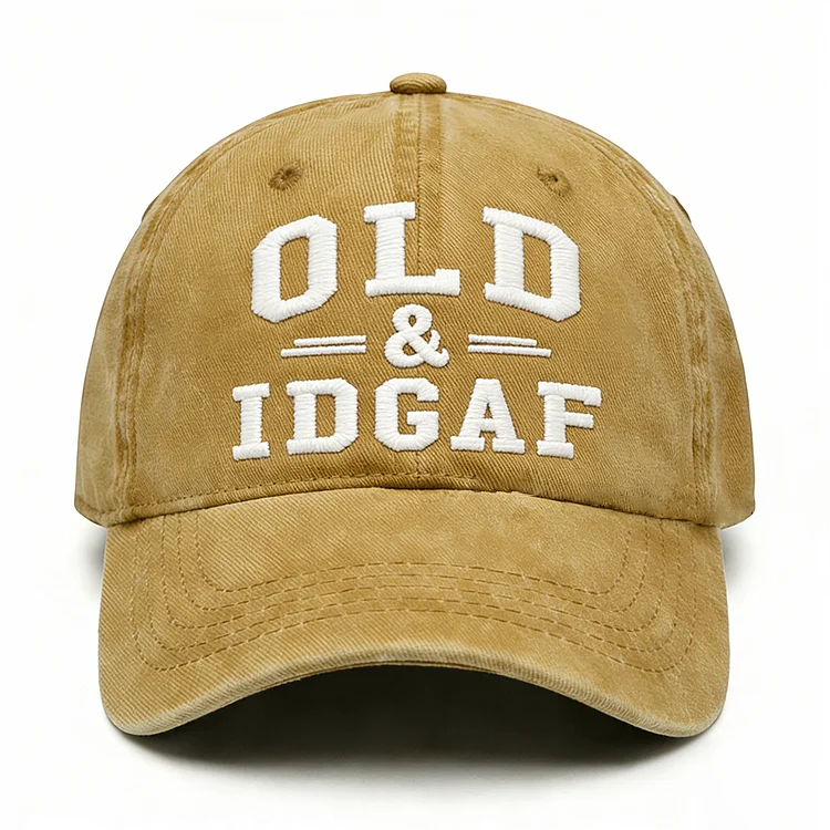 Old & IDGAF Embroidery Cap