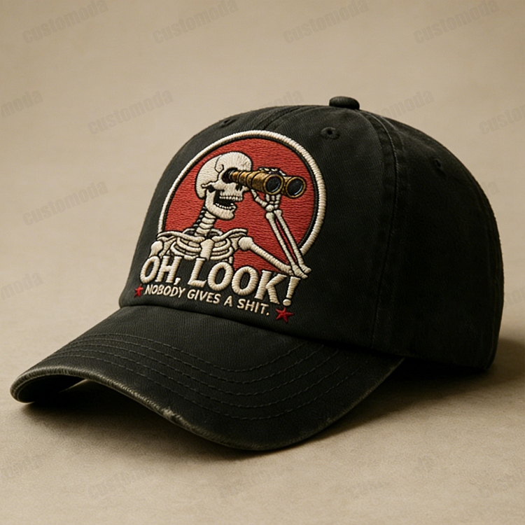 Oh Look Nobody Gives A Sh*t Embroidery Cap