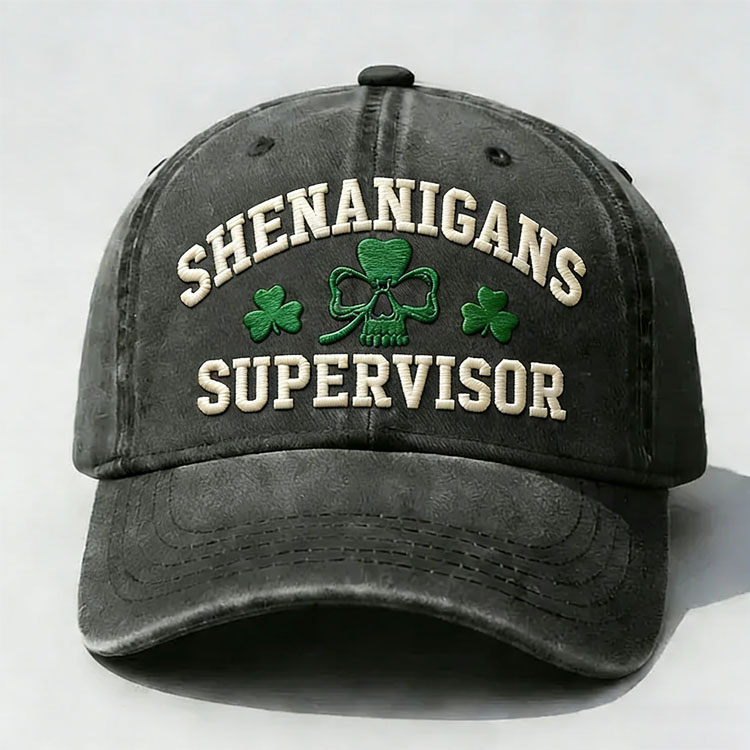 Shenanigans Supervisor Embroidery Cap