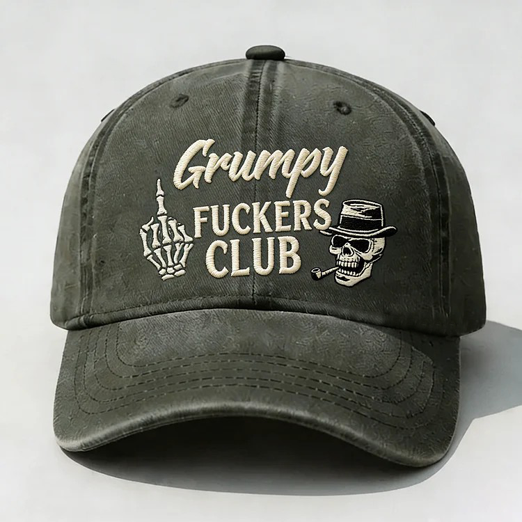 Grumpy F*ckers Club Embroidery Cap