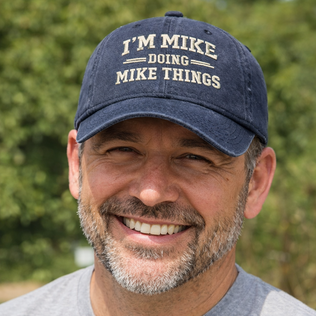 I’M DOING THINGS” Custom Name Embroidery Cap – Personalized Attitude Hat
