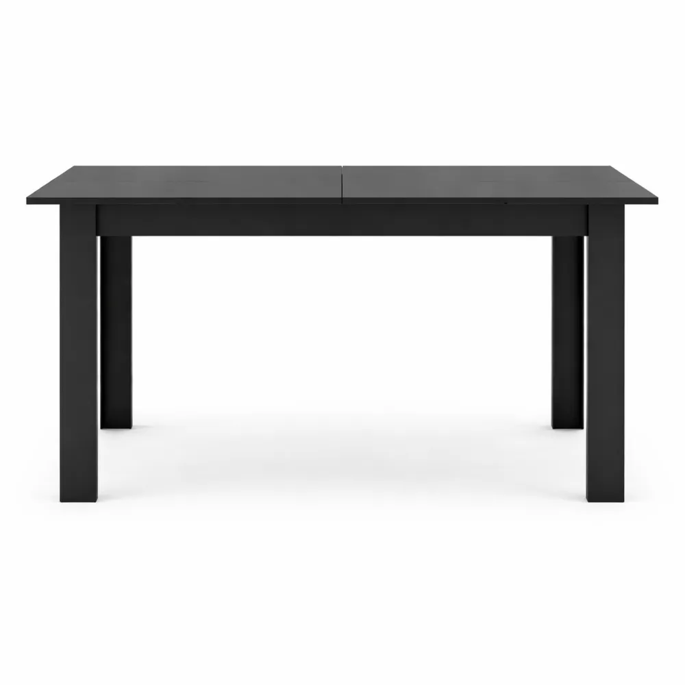 Tavolo Allungabile da Pranzo per 4-6 Persone, Consolle Estensibile Moderna, Ideale per Cucina e Sala da Pranzo, 158 x 70 x 76 cm, Colore Nero