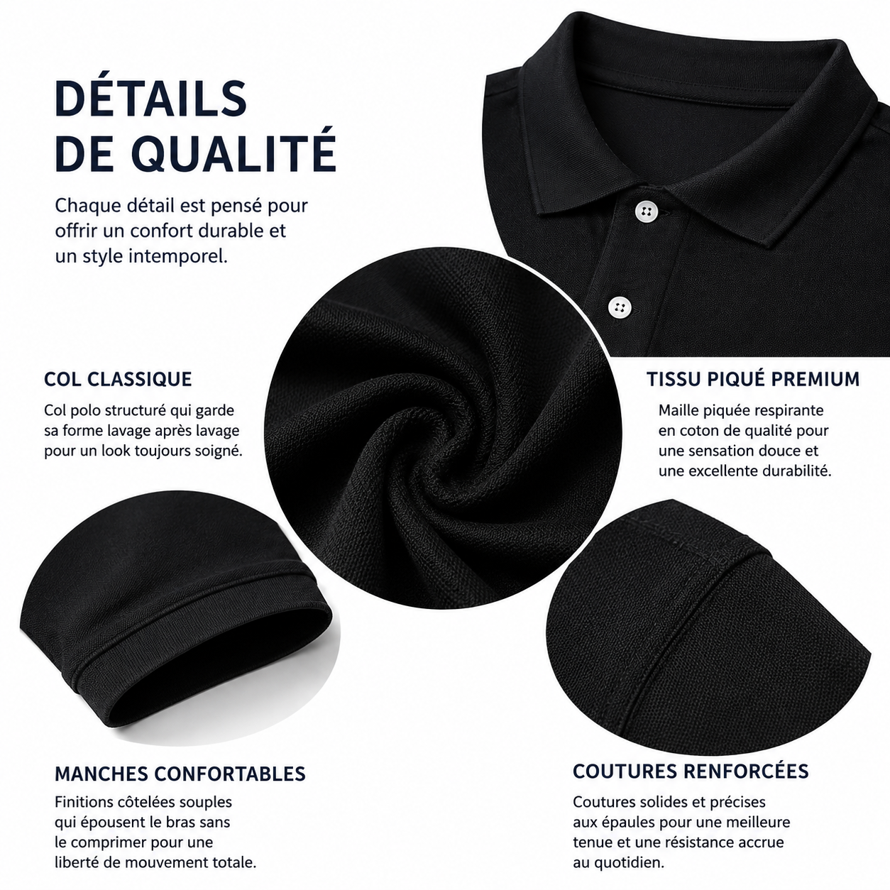 ✨👕 Le Polo Élégance Intemporelle