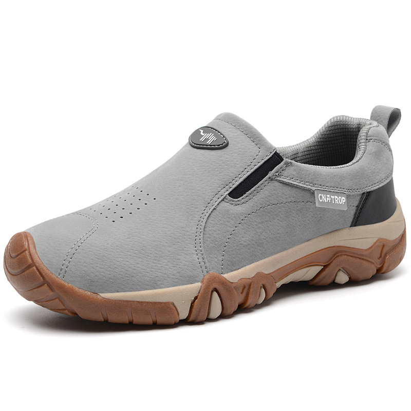 SteozzyTM Men's Comfortable Cowhide Lightweight Orthopedic Walking Shoes Hiking Shoes(Hot sale)