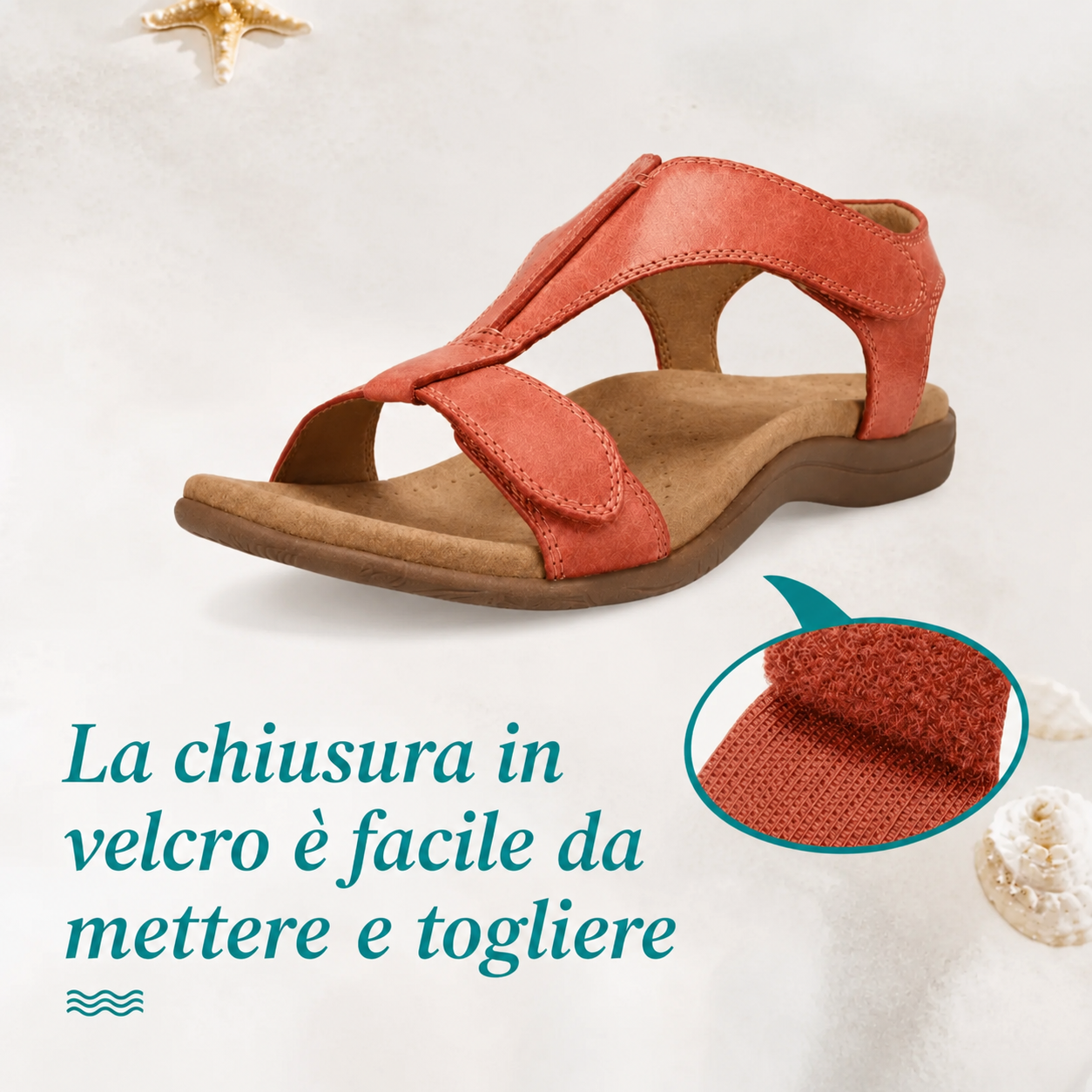 ULTIMO GIORNO -70% Sandali ortopedici con zeppa da donna | Progettati per adattarsi ai tuoi piedi