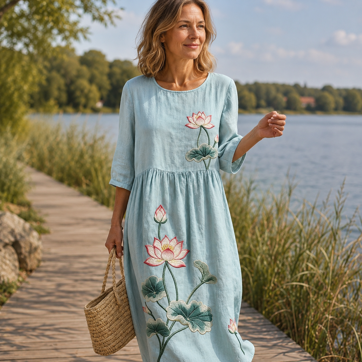 🌸 Sommerzauber zum Anziehen – Luftiges Maxikleid für stilvolle Wohlfühlmomente ☀️