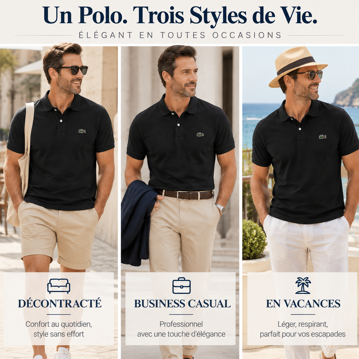 ✨👕 Le Polo Élégance Intemporelle