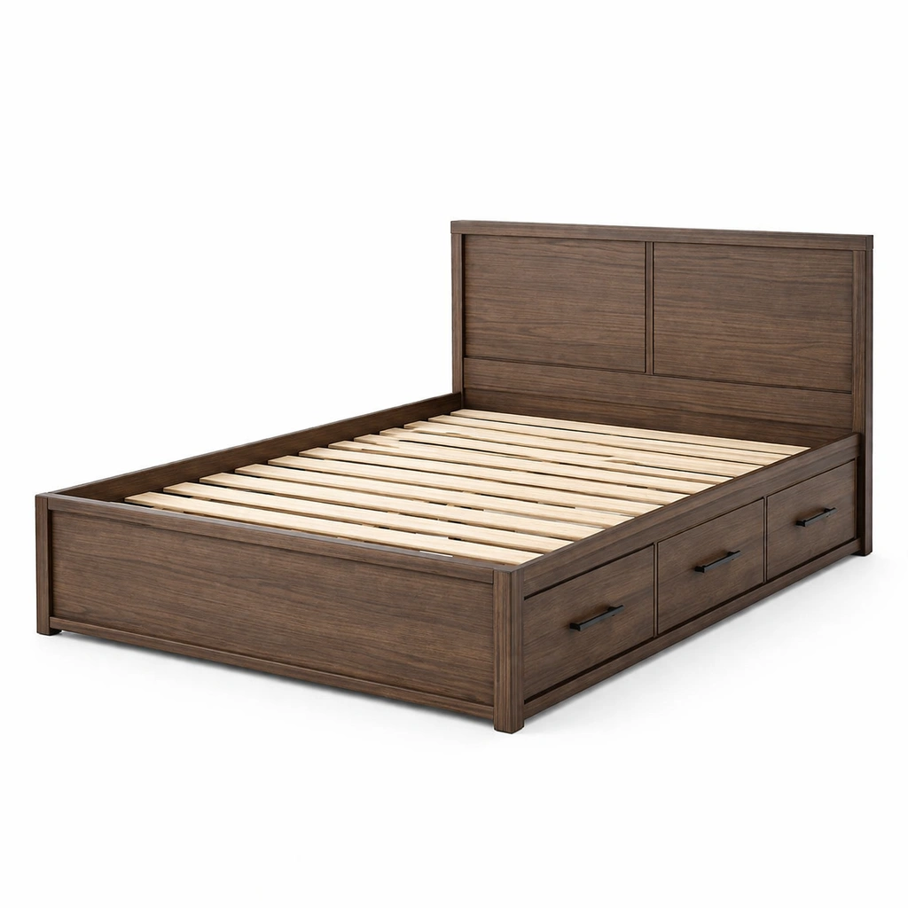 Cama con almacenamiento - livfocus