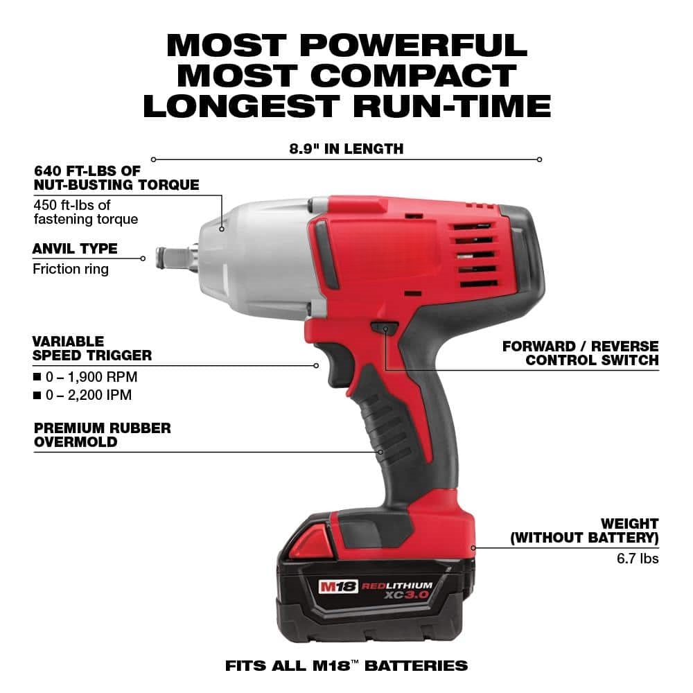 M18 18-Volt Lithium-Ion Cordless Combo Tool Kit (16-Tool)
