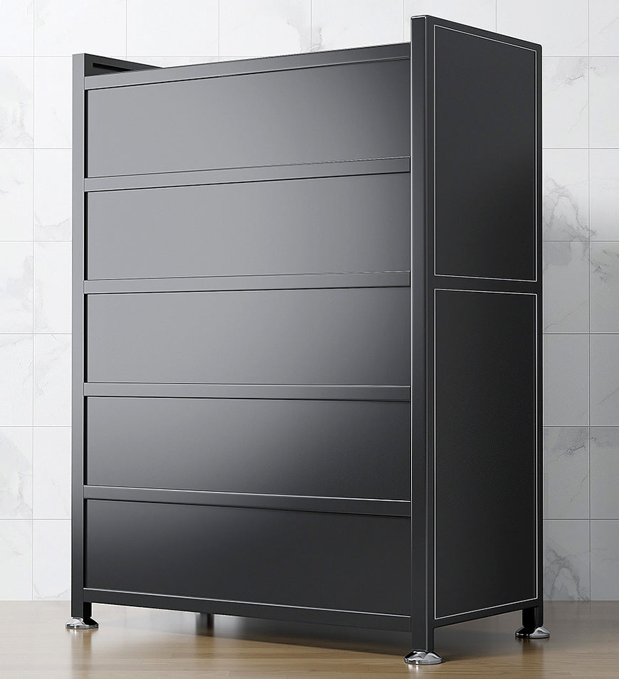 6 Tier Upgrade Large Metal Kitchen Pantry Storage Cabinet
