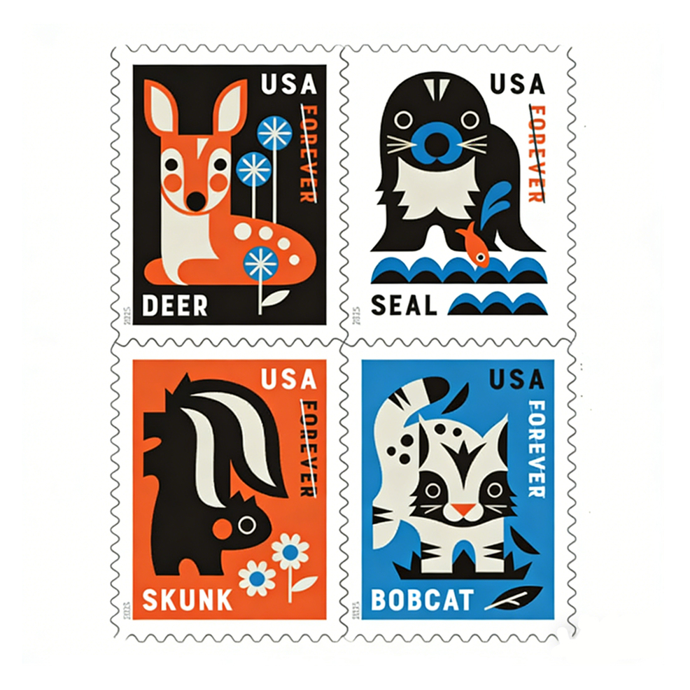 2025 Baby Wild Animals Stamps