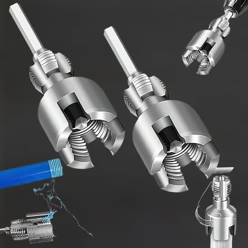 Portable Pipe Threader & Repair Tool