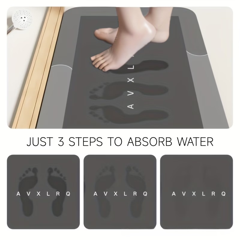Cross-Border Floor Mats, Water-Absorbent Carpets, Bathroom Non-Slip Quick-Drying Floor Mats, Door Mats, Diatom Mud, Jit Centralized Procurement And Delivery