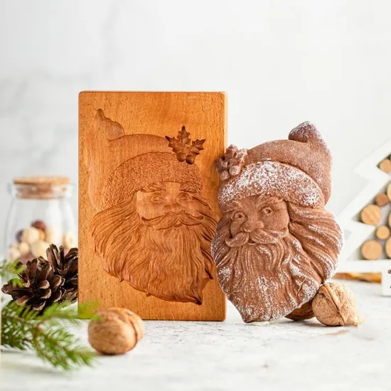 ⏰EARLY CHRISTMAS SALE- 50% OFF🎁WOOD PATTERNED COOKIE CUTTER - EMBOSSING MOLD FOR COOKIES