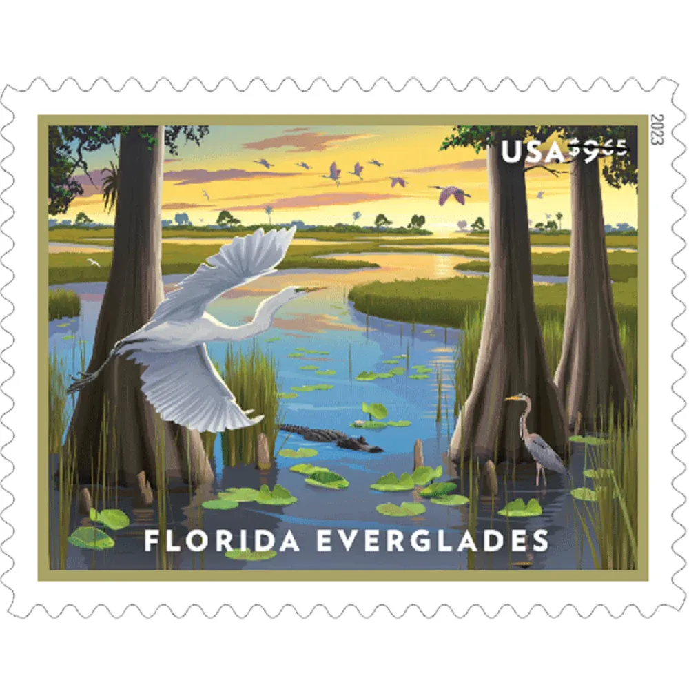 2023 US Florida Everglades "Priority Mail" Stamps
