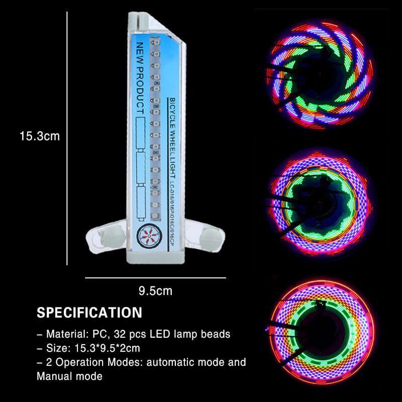 Flash sale ⚡ Limited Stock 💥3DBicycle Spoke LED Lights