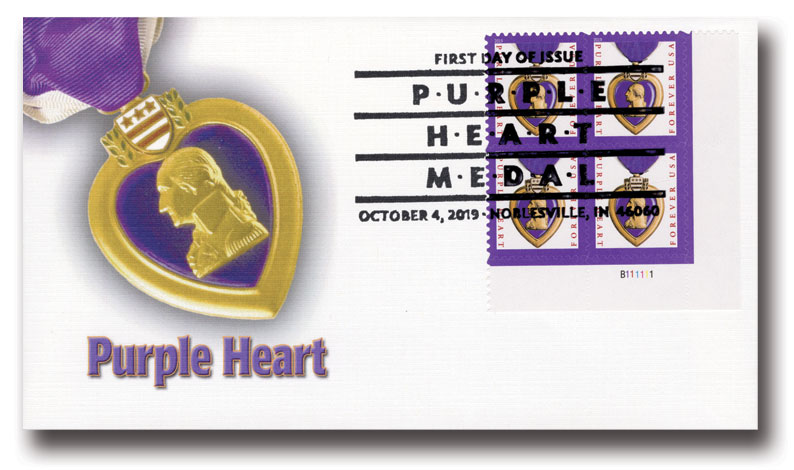 2019 Purple Heart Forever Stamps