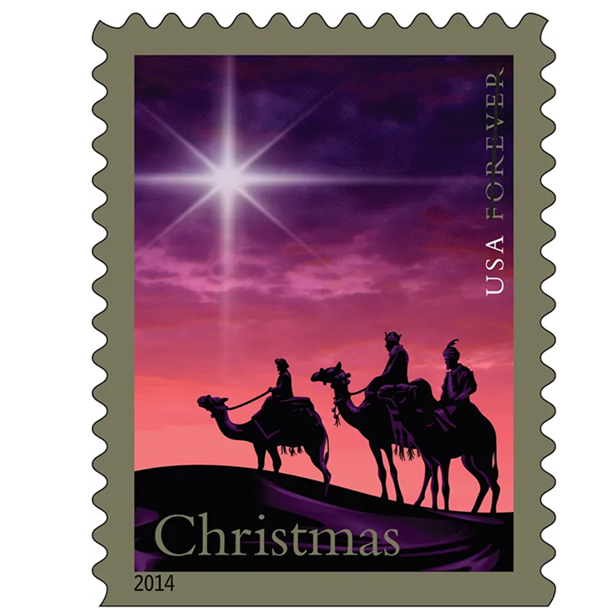 2014 Christmas Magi New Issue Forever Stamps