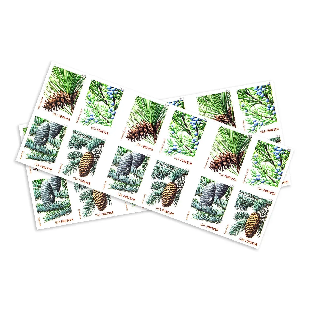 2010 Holiday Evergreens First Class Stamps