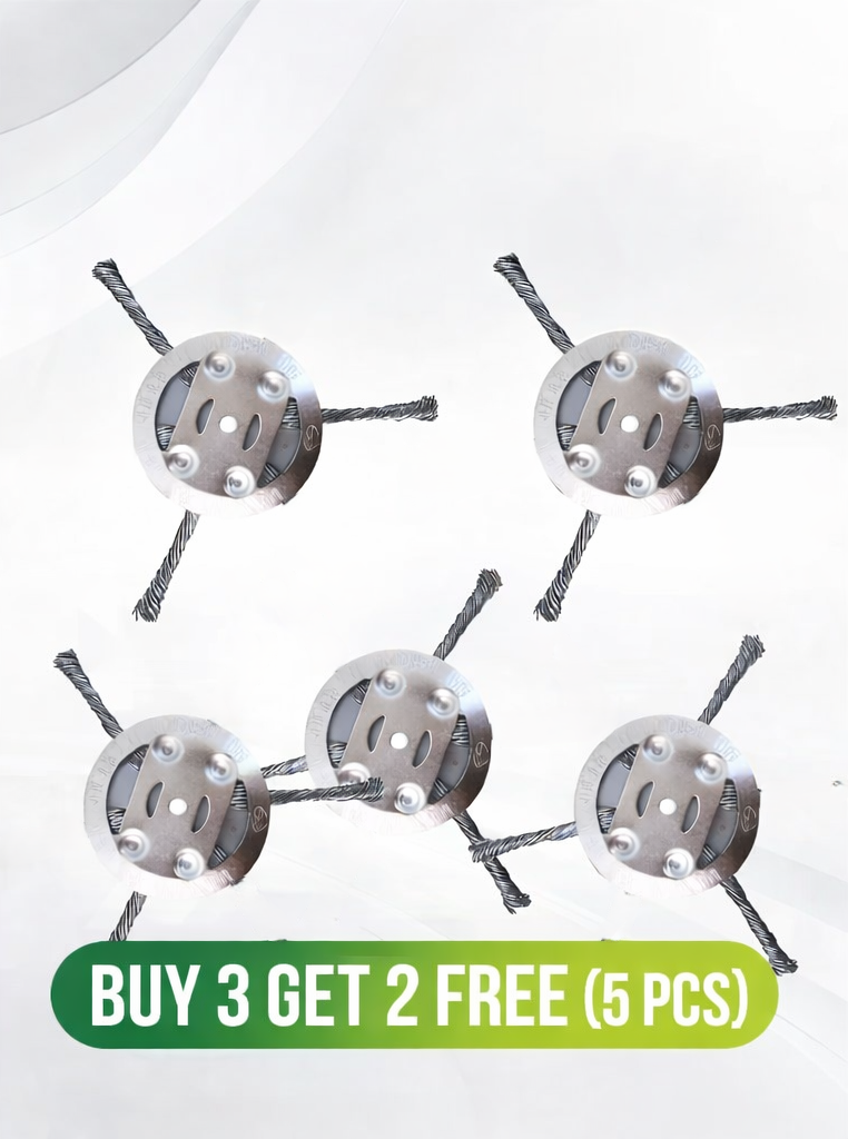 🔥🔥Hot Deal Summer SALE OFF UP TO 50%🔥🔥Universal Steel Wire Wheel Head Grass Trimmer Head