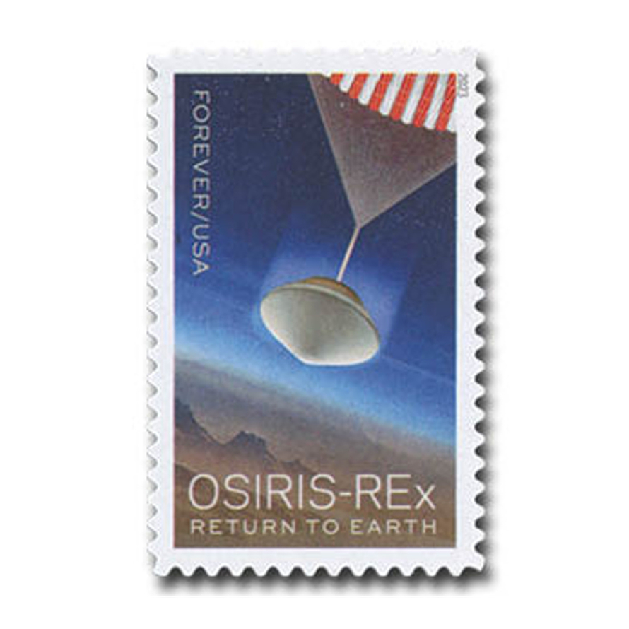 Osiris-REx Mission to Asteroid Bennu and Return to Earth Forever Postage Stamps