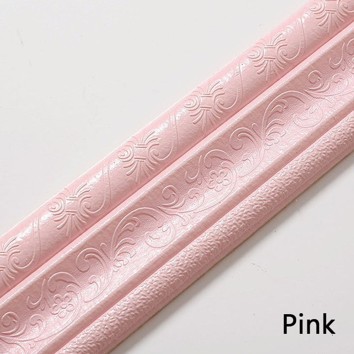 🎁2023-Christmas Hot Sale🎁Adhesive Environmental Protection 3D Wall Edging Strip (7.55 FEET/ROLL)