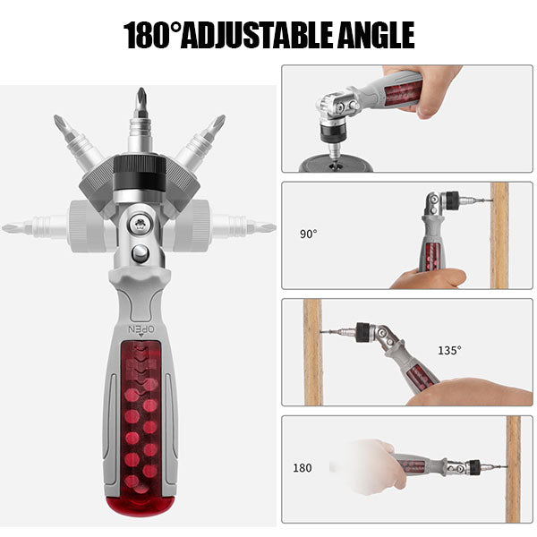 🔧10 in 1 Multi-Angle Ratchet Screwdriver🔧