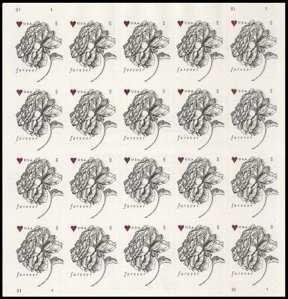 2015 Vintage Rose Stamp