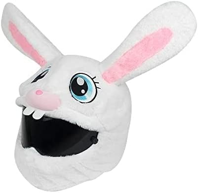 Funny Cartoon Plush Motorcycle Helmet Full Protective Cover