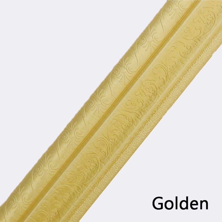🎁2023-Christmas Hot Sale🎁Adhesive Environmental Protection 3D Wall Edging Strip (7.55 FEET/ROLL)