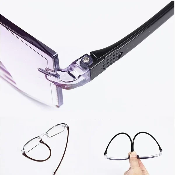 🔥LAST DAY 75% OFF🔥Ussyltd Sapphire High Hardness Anti-blue Progressive Far And Near Dual-Use Glasses