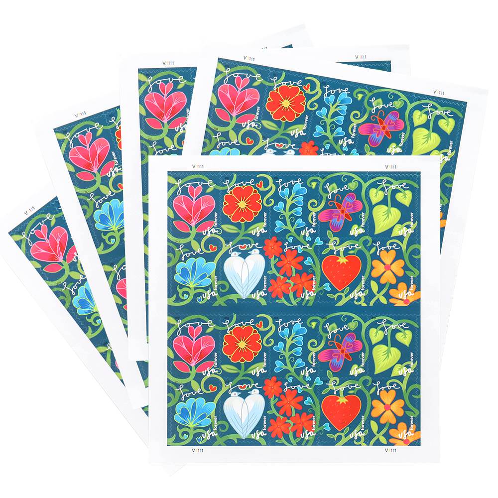 2011 US First-Class Forever Stamps – Garden of Love